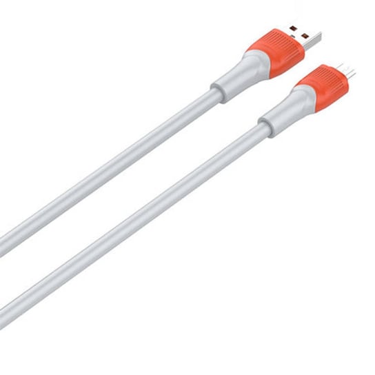 Kabel USB - Micro USB LDNIO LS602, 2m, 30W (pomarańczowy) Inna marka