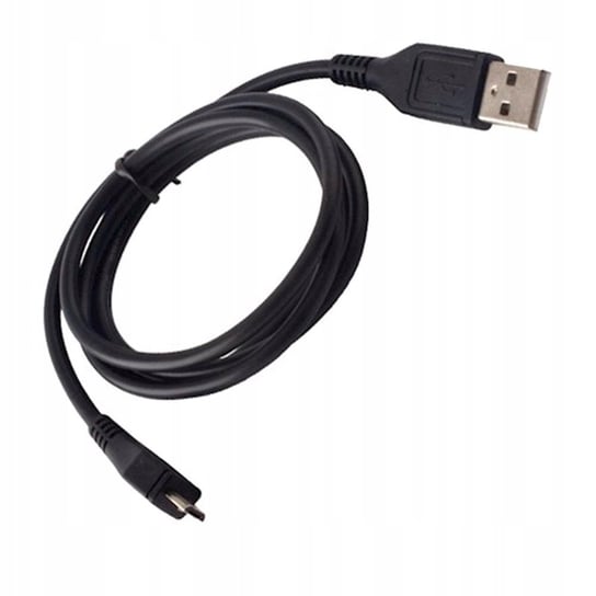 Kabel USB - microUSB 0,25 m 1A czarny woreczek Inna marka