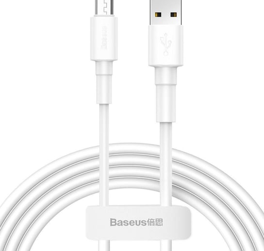 Kabel Usb-microusb Baseus Mini White Micro-usb Cable 100cm Baseus