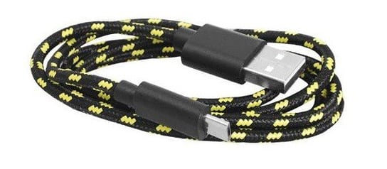 Kabel USB-microUSB czarny 1 metr LTC