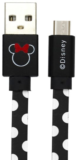Kabel USB-microUSB DISNEY Minnie Kropki, 1 m Disney
