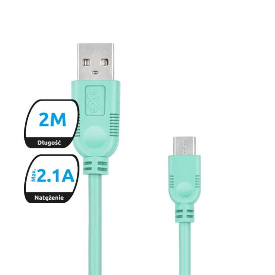 Kabel USB - microUSB EXC MOBILE Whippy, 2 m EXC