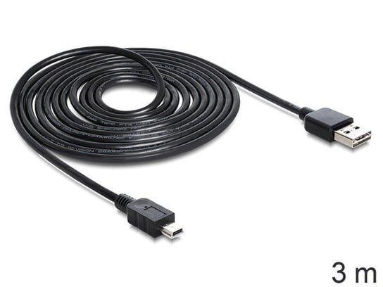 Kabel USB mini(m) - usb-a(m) DELOCK 2.0, Czarny, 3 m Delock