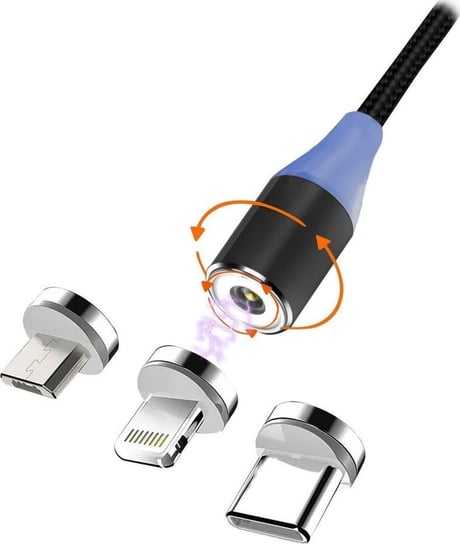 Kabel USB Msonic USB-A - Lightning 1 m Czarny (MLU651) Msonic