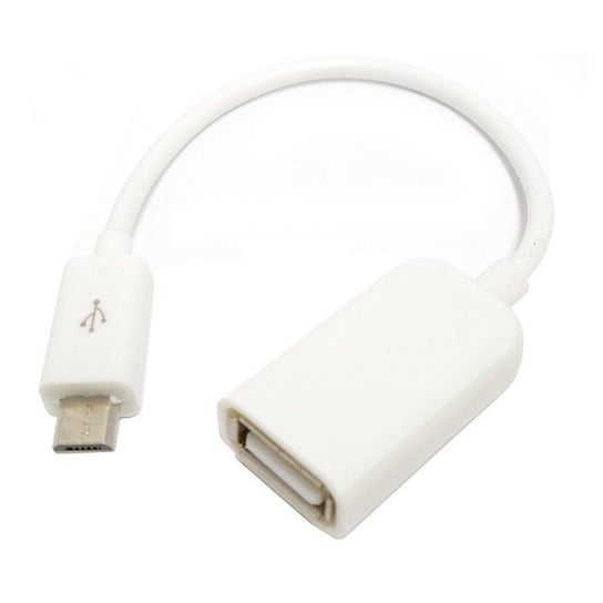 Kabel USB OTG MICRO USB biały GT