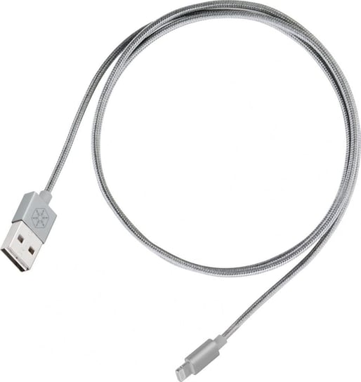 Kabel USB SilverStone USB-A - Lightning 1 m Grafitowy (52014) Silverstone