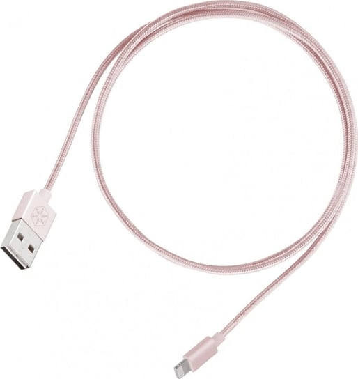 Kabel USB SilverStone USB-A - Lightning 1 m Różowy (52017) Silverstone