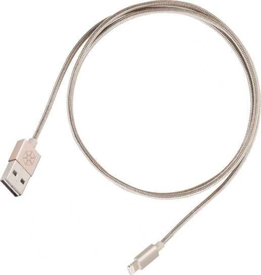 Kabel USB SilverStone USB-A - Lightning 1 m Złoty (52016) Silverstone