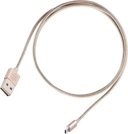 Kabel USB SilverStone USB-A - microUSB 1 m Złoty (52010) Silverstone