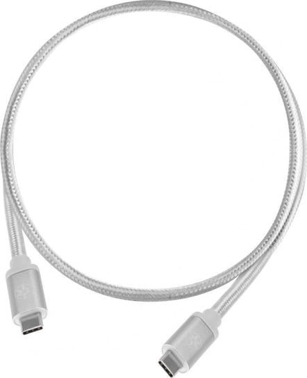 Kabel USB SilverStone USB-C - USB-C 1 m Biały (52037) Silverstone
