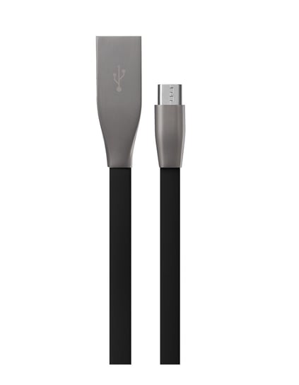 Kabel USB slim do USB-Micro Czarny Babaco