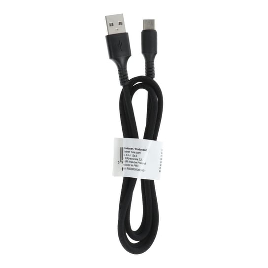 Kabel USB - Typ C 2.0 C279 1 metr czarny OEM