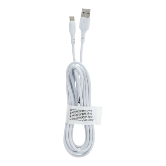 Kabel USB - Typ C 2.0 C279 3 metry biały OEM