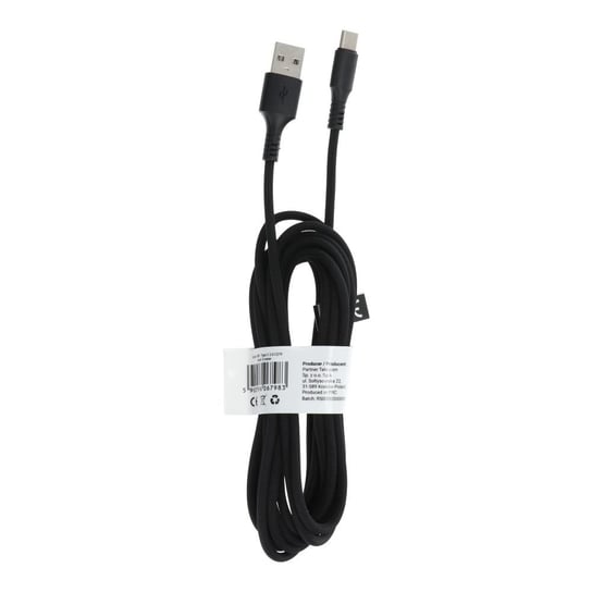 Kabel USB - Typ C 2.0 C279 3 metry czarny OEM