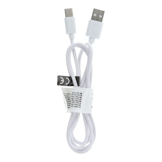 Kabel USB - Typ C 2.0 C366 1 metr biały (długa koncówka 8mm) OEM