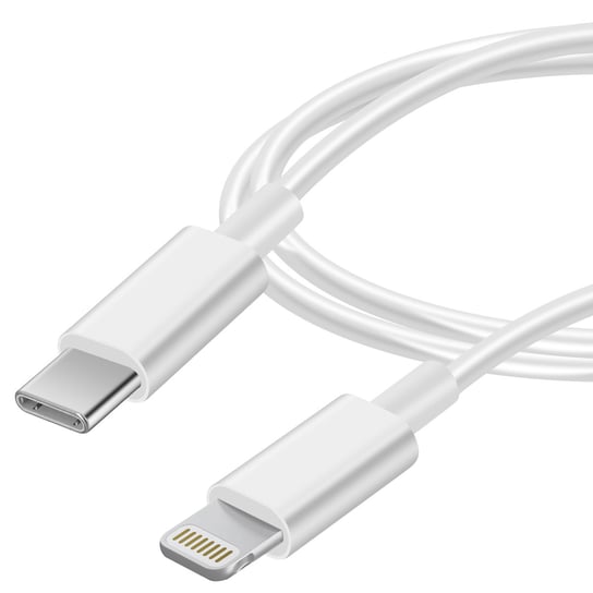 Kabel USB Typ C do Lightning 2M Ładowanie i synchronizacja Maxlife Biały Maxlife