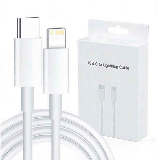 Kabel USB Typ-C - Lightning 1m 20W Apple iphone brak  danych