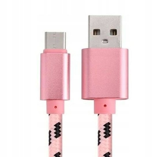 KABEL USB TYP-C USB TYP-A - Różowy Inna marka