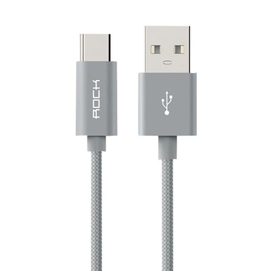 Kabel USB Typu C Rock C2 Type-c Cable 180cm Gray Rock