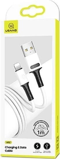 Kabel USB Usams USB-A - Lightning 1 m Biały (69865-uniw) USAMS