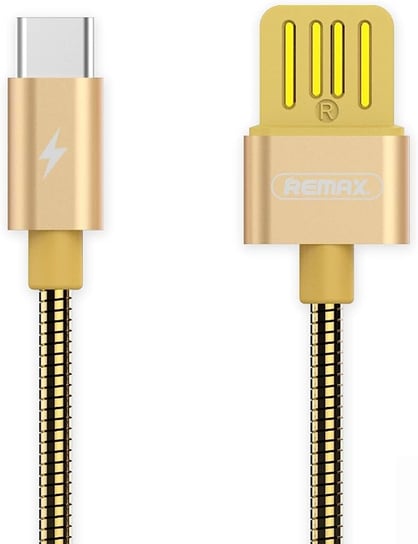 Kabel USB - USB 3.1 typ C Remax RC-050a 1 m złoty Remax