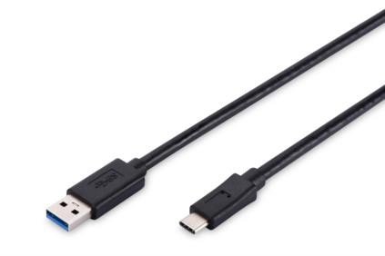 Kabel USB - USB-C ASSMANN AK-300136-018-S, 1.8 m Assmann