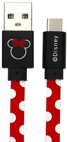 Kabel USB-USB-C DISNEY Minnie Kropki, 1 m Disney