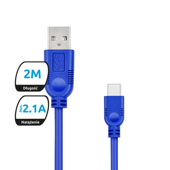 Kabel USB - USB-C EXC MOBILE Whippy, 2 m EXC