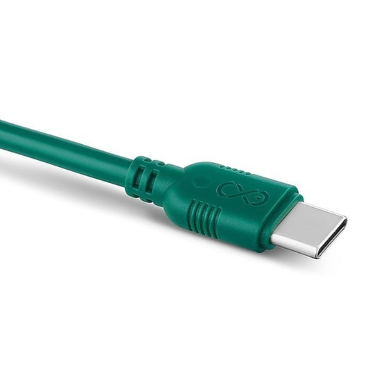 Kabel USB - USB-C eXc WHIPPY 0.9m ciemny zielony EXC