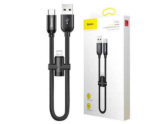 Kabel USB - USB-C / Lightning BASEUS U-Shaped, 0.23 m Baseus