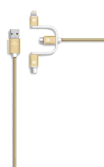Kabel USB - USB-C/Lightning/microUSB LEXINGHAM 3w1, 1 m Lexingham