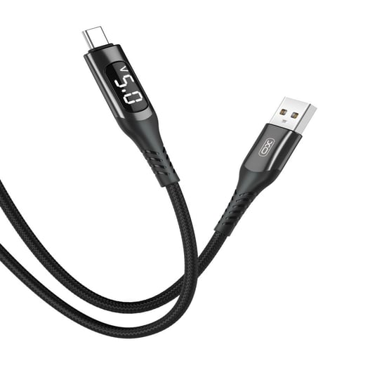 Kabel USB - USB-C XO NB162, 1m, 2.4A, czarny XO