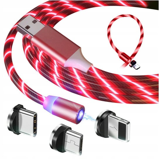 Kabel USB - USB typ C / microUSB / Lightning 1 m DomoweHity24