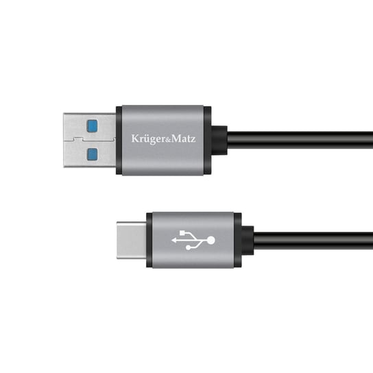 Kabel USB wtyk 3.0V - wtyk typu C 5 Gbps 1m Kruger&Matz Basic Inna marka