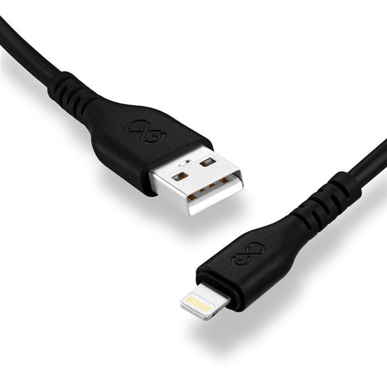 Kabel USBA-Lightning  BASIC 1.2m czarny EXC