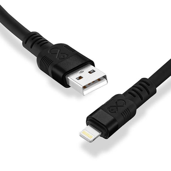 Kabel USBA-Lightning eXc WHIPPY Pro 0.9m czarny EXC