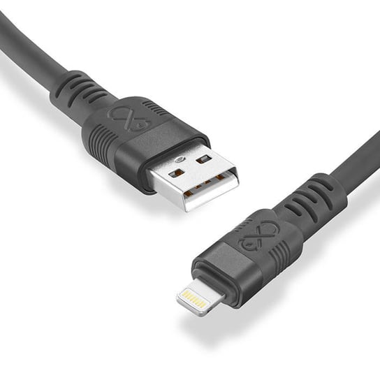Kabel USBA-Lightning eXc WHIPPY Pro 0.9m ołówkowy grafit EXC