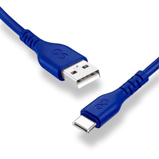 Kabel USBA-USBC  BASIC 1.2m granatowy EXC