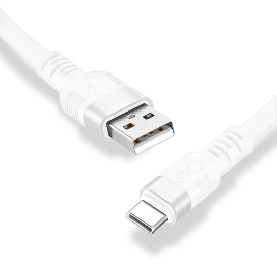 Kabel USBA-USBC eXc WHIPPY Pro 0.9m biały EXC
