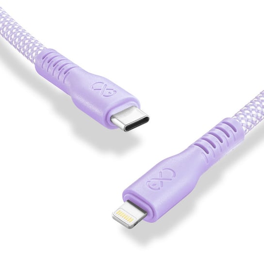 Kabel USBC-Lightning eXc IMMORTAL,0.9m,liliowy EXC