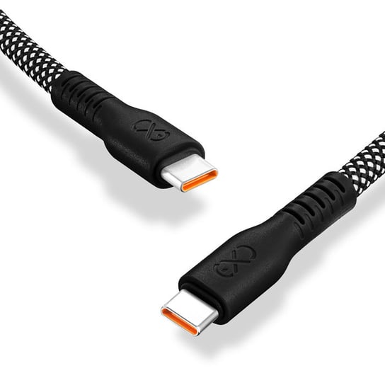 Kabel USBC-USBC eXc IMMORTAL,2.0m,czarny EXC