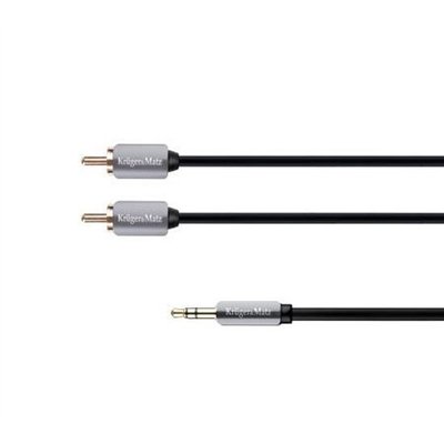 Kabel wtyk jack 3.5 - 2RCA stereo 1.8m Kruger Matz Inny producent