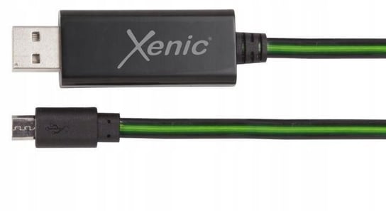 KABEL XENIC USB-MICRO USB 1M, zielony Xenic