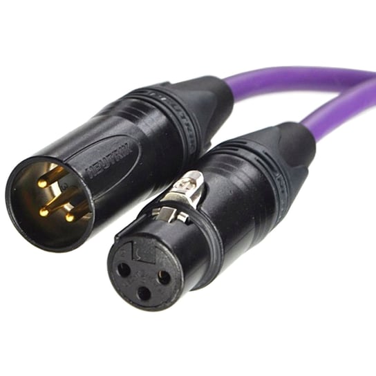 Kabel XLR - XLR Melodika Purple Rain MD1X10 1m : Długość - 1m Melodika