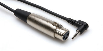 Kabel XLRf - TRS-R 3.5 mm HOSA, 0.3 m Hosa