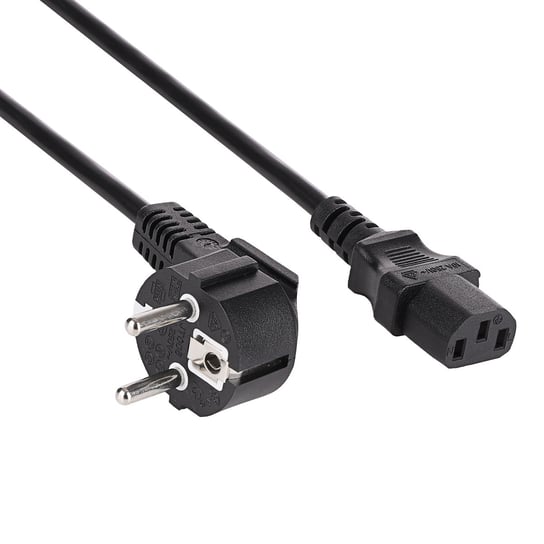 Kabel zasilający 3-pin do monitora Akyga AK-PC-08C IEC C13 – CEE 7/7 10m Akyga