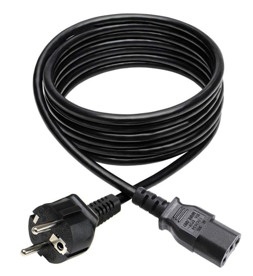 Kabel Zasilający Do Komputera Drukarki Konsoli PS4 PRO 8-stykowe 3-pinowe Amazon Basics