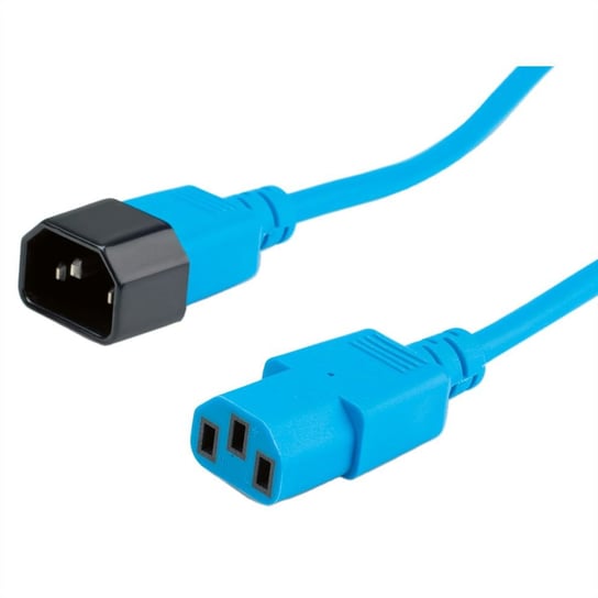 Kabel zasilający do komputera monitor niebieski 3 m Roline