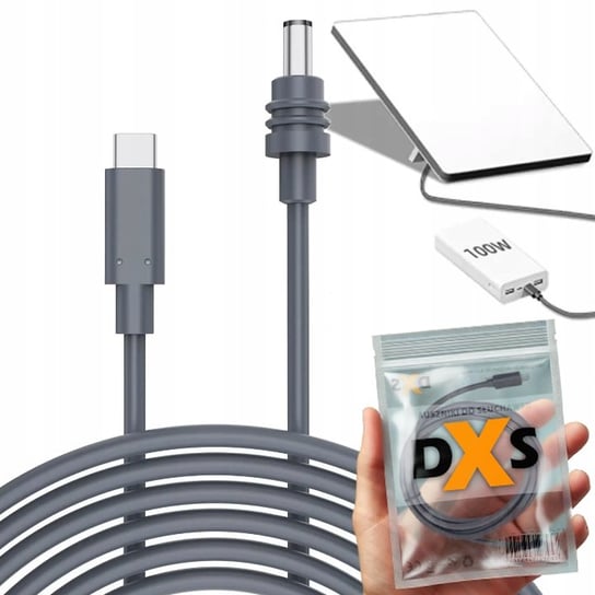 KABEL ZASILAJĄCY DO STARLINK MINI - USB-C do DC 5M, 100 W 5A 20AWG 300V DXS