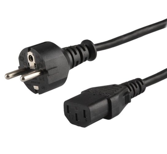 Kabel zasilający IEC C13 - IEC C5 SAVIO CL-89, 1.2 m Elmak